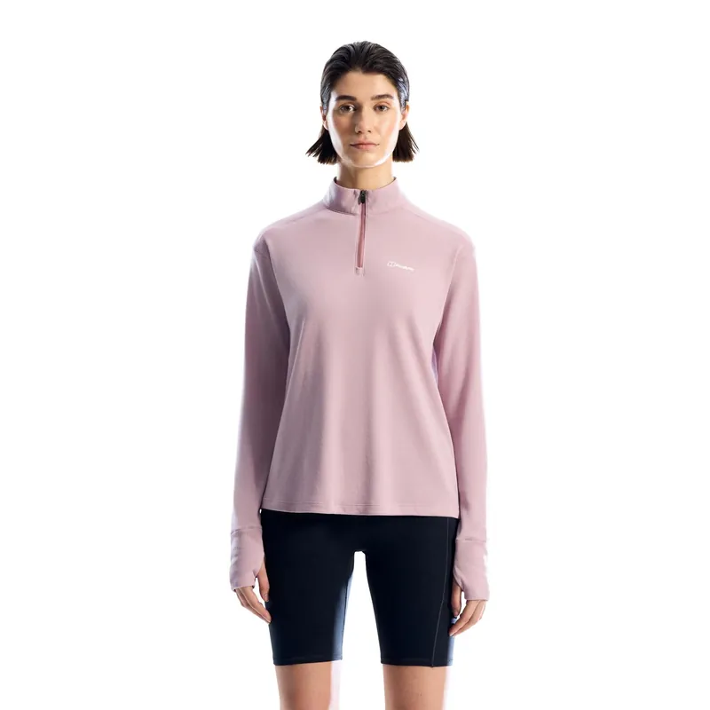 BERGHAUS W IVYHILL HALF ZIP TOP LS Beperkt Aanbod