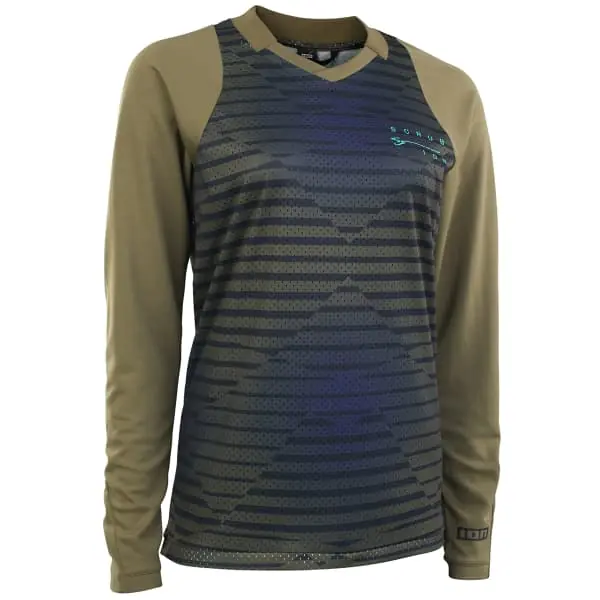 Mountainbike shirtIONJERSEY SCRUB LS W DARK MUD Dagaanbieding