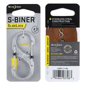 Nite Ize S-Biner 3 Slidelock Stainless Direct Beschikbaar