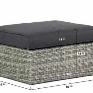 Aanbieding Garden Collections Amico lounge voetenbank