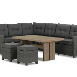 Domani Luga/Brighton 140 cm dining loungeset 5-delig Betaalbaar