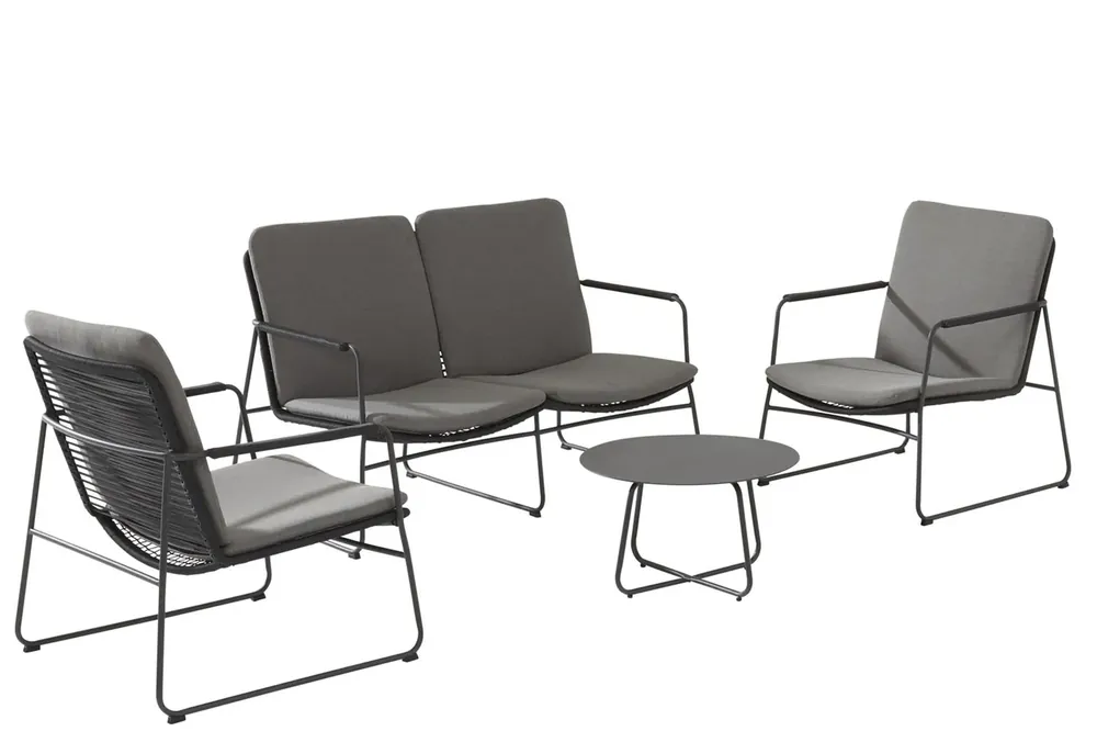 Betrouwbaar 4 Seasons Outdoor Elba/Dali stoel-bank loungeset 5-delig