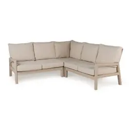 Laatste Versie Tierra Outdoor Sevilla hoek loungeset champagne 3-delig