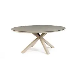 Tierra Outdoor Oblong dining tafel trespa ophira champagne 200 x 110 cm Shop Nu