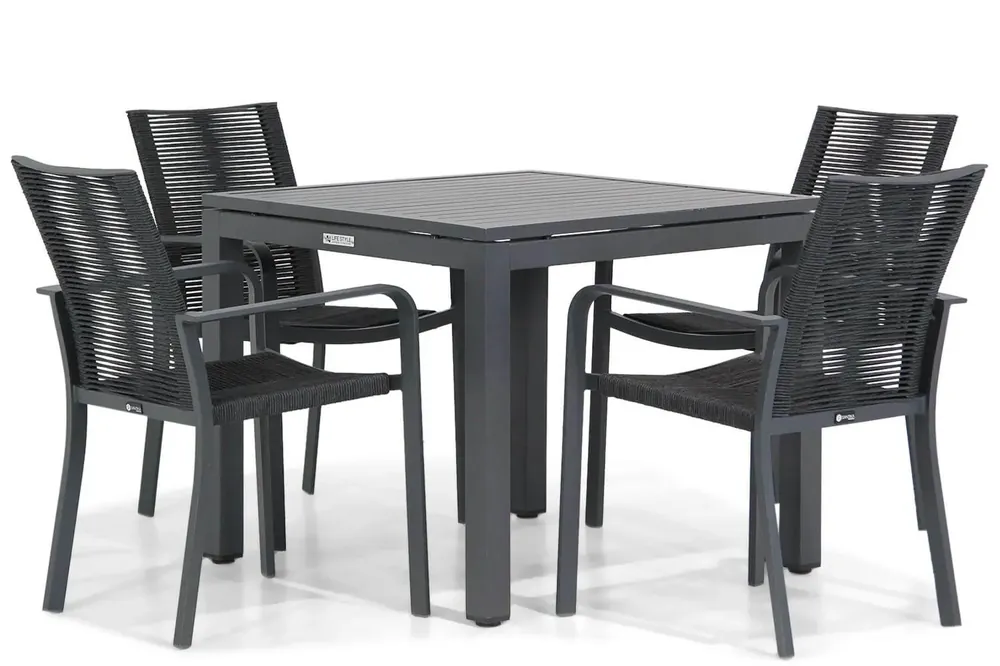 Fabrieksprijs Santika Annisa/Concept 90 cm dining tuinset 5-delig