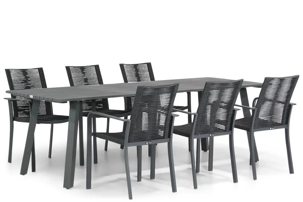 Express Levering Santika Annisa/Villagio 230 cm dining tuinset 7-delig